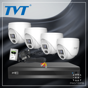 티브이티 TVT ALL-HD 200만화소 CCTV 적외선 자가설치세트 자가설치패키지 모바일 스마트폰 연동 감시카메라 실내형 적외선 돔 카메라 CCTV 어댑터포함