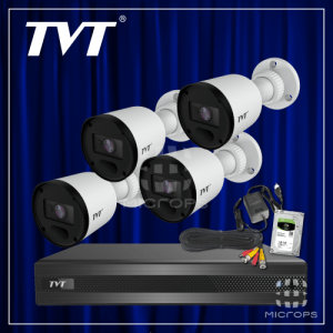 티브이티 TVT ALL-HD 200만화소 CCTV 적외선 자가설치세트 자가설치패키지 모바일 스마트폰 연동 감시카메라 실외형 적외선 뷸렛 카메라 CCTV 어댑터포함