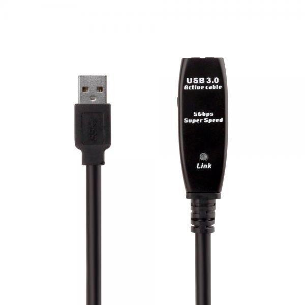파이버마트,PC케이블 > USB케이블,NEXT-USB30U3 / USB3.0 30M 리피터 케이블/무전원,USB3.0 30M Extender Cable / 최대 5Gbps속도지원 / 전원소켓제공 / 30M USB3.0 거리연장케이블