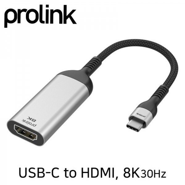 파이버마트,PC주변기기 > 변환컨버터,PROLINK PF403K8 USB Type C to HDMI 컨버터,PROLINK, 프로링크, PF403K8 USB, USB3.1, USB-C, USB TypeC, HDMI, 흐드미, USBtoHDMI, Alt-mode, AltMode, Alternate Mode, 8K30Hz, 4K120Hz, 4K60Hz, 스마트폰 미러링, 무전원, 변환기, 젠더, 컨버터
