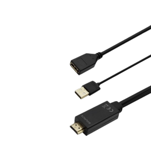 [LANstar] HDMI to DisplayPort(F) 연장 케이블 0.3m [30440] LS-HD2DPF-0.3M