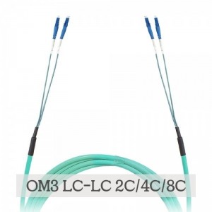 고급형 BOC-OM3-LC-LC-MM-2C 광 점퍼코드(2C만 가능)