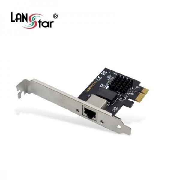 파이버마트,PC주변기기 > 랜카드/동글/USB카드,LANStar LS-PCIE-EX25 (유선랜카드/PCI-E/2.5Gbps),PCI-Express 2.5G 랜카드 / 리얼텍 RTL8125B 칩셋 / 최대 2.5Gbps 전송속도 지원 / LP브라킷