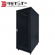 대원TMT DW-ST2200 서버랙 H2200×D1000×W600 47U 타공문 블랙