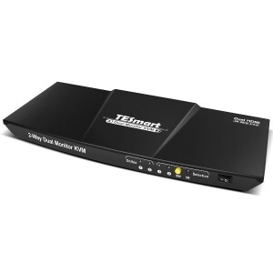 티이스마트 HKS0402A1U [HDMI 듀얼모니터 KVM 스위치/4:1/USB/4K/케이블미포함]