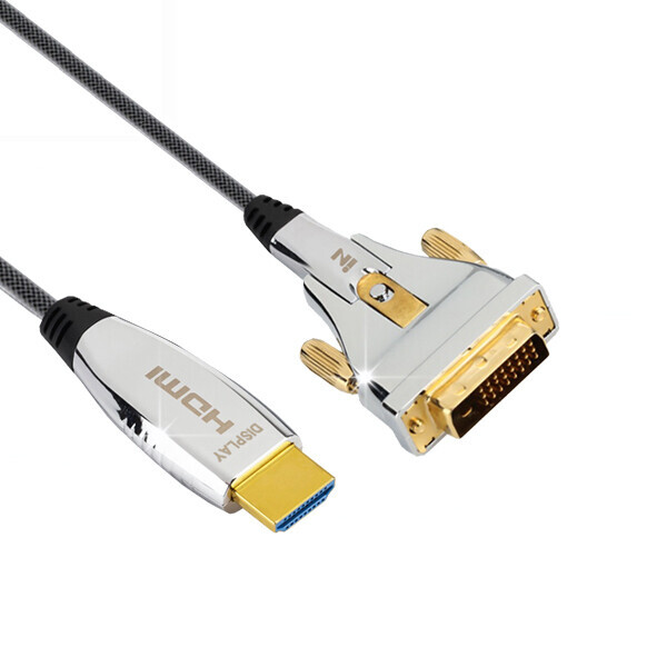 파이버마트,PC케이블 > HDMI케이블,인네트워크 배관용 매쉬 하이브리드  DVI TO HDMI 2.0V AOC 광 케이블,