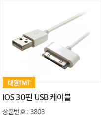 IOS 30핀 USB 케이블